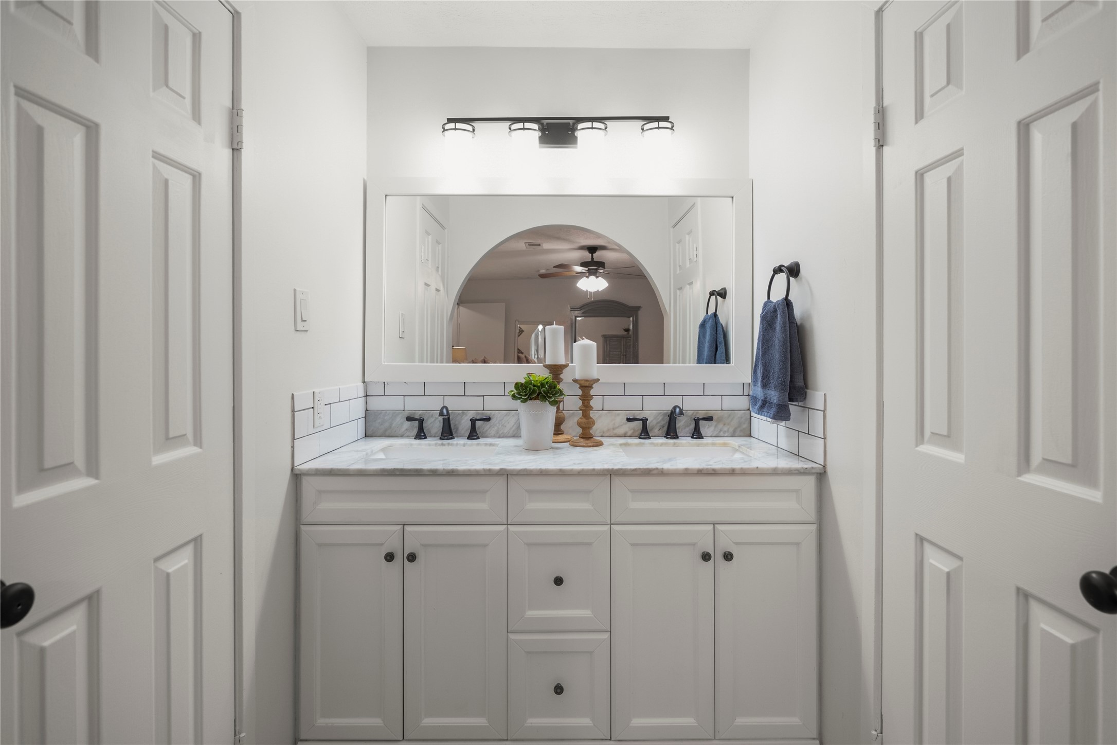 12224 Gun Oak Place Spring, TX 77380 - Photo 19 of 42 Well-appointed primary bath with dual vanities and ample storage for everyday ease.