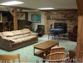 421 Whispering Pines Road Davisville, WV 26142 - Photo 5 of 7 downstairs family area