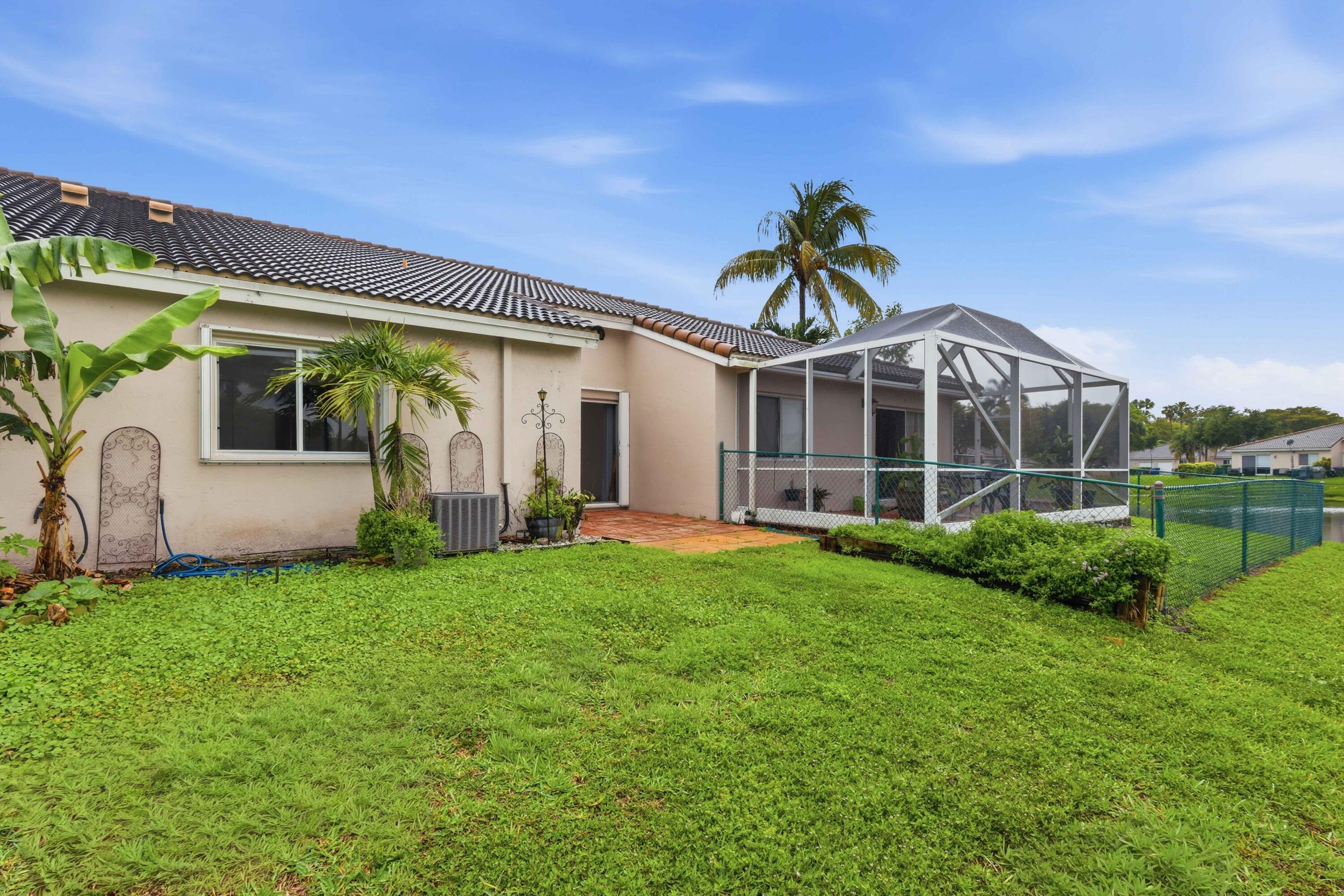 11697 Southwest 19th Street Miramar, FL 33025 - Photo 45 of 48 a view of a house with a backyard