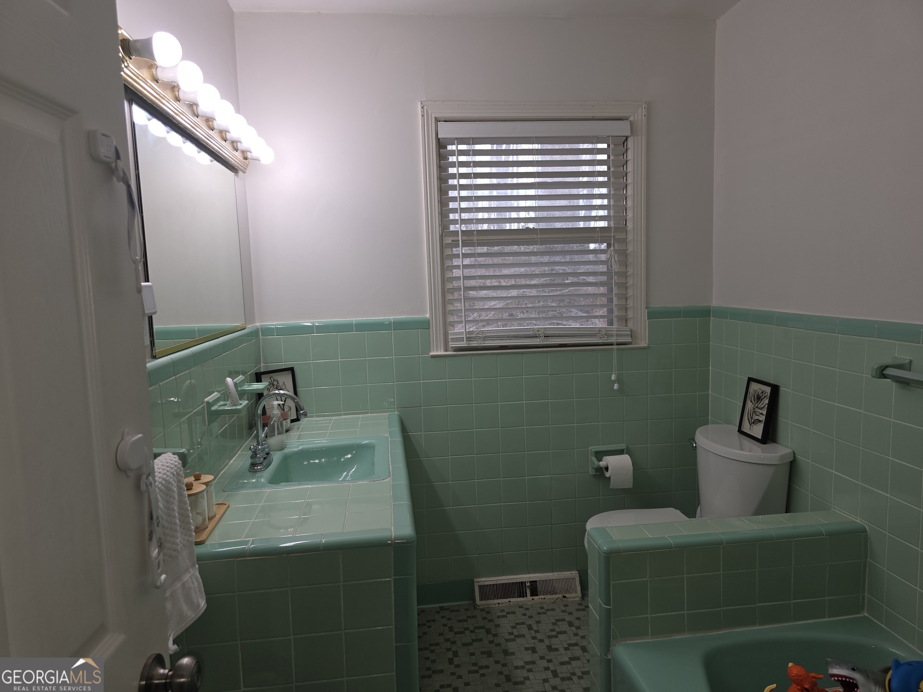 731 Seabreeze Lake Road Buchanan, GA 30113 - Photo 26 of 34 a bathroom with a sink a toilet and a mirror