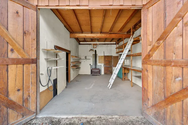 a view of storage and utility room