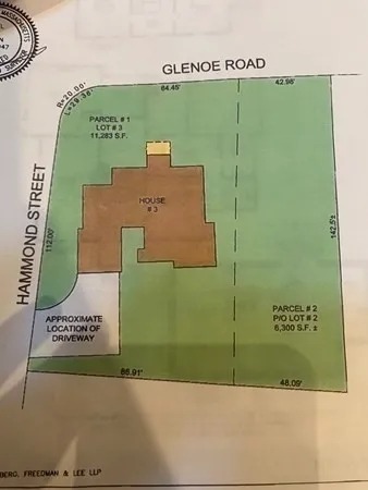 a view of a wooden door