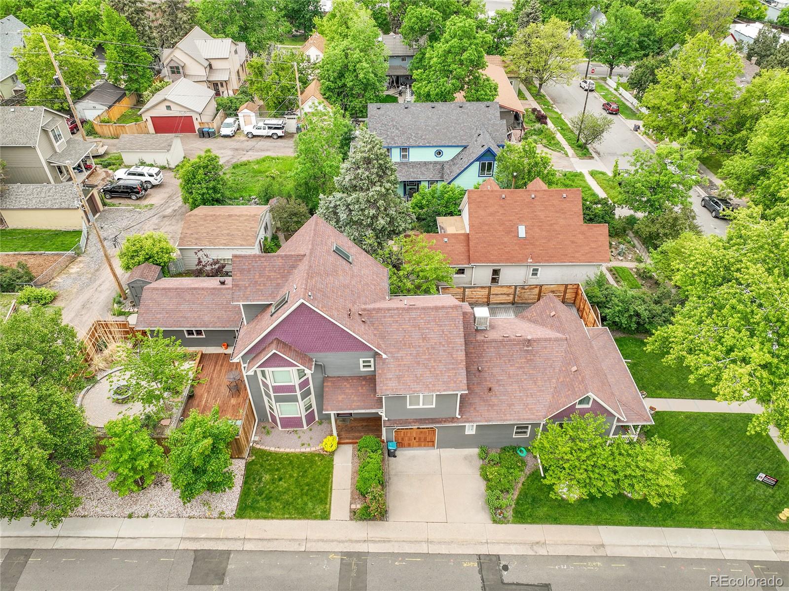 503 15th Street Golden, CO 80401 - Photo 29 of 30 an aerial view of house with yard