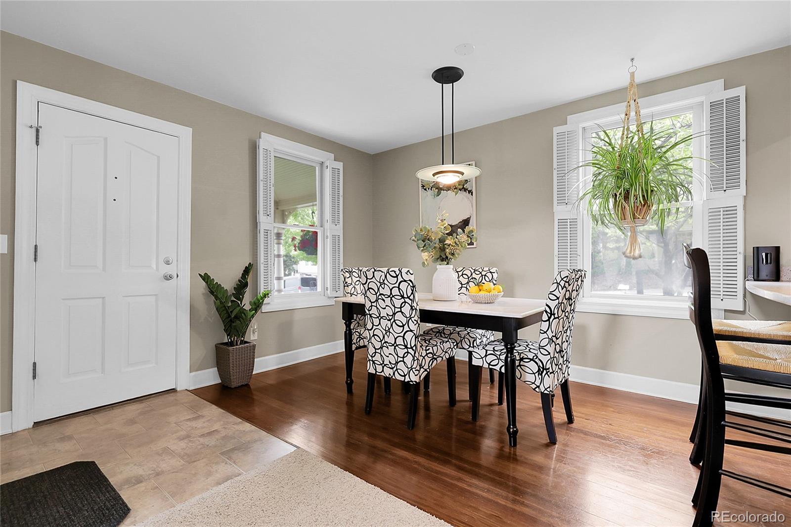 503 15th Street Golden, CO 80401 - Photo 5 of 30 a view of a dining room with furniture window and wooden floor
