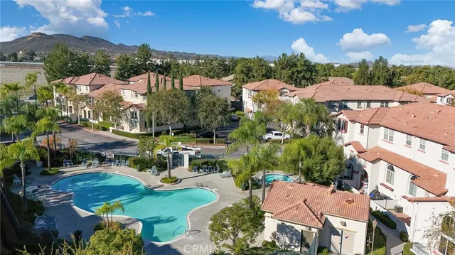 a view of a lake with a building in the background