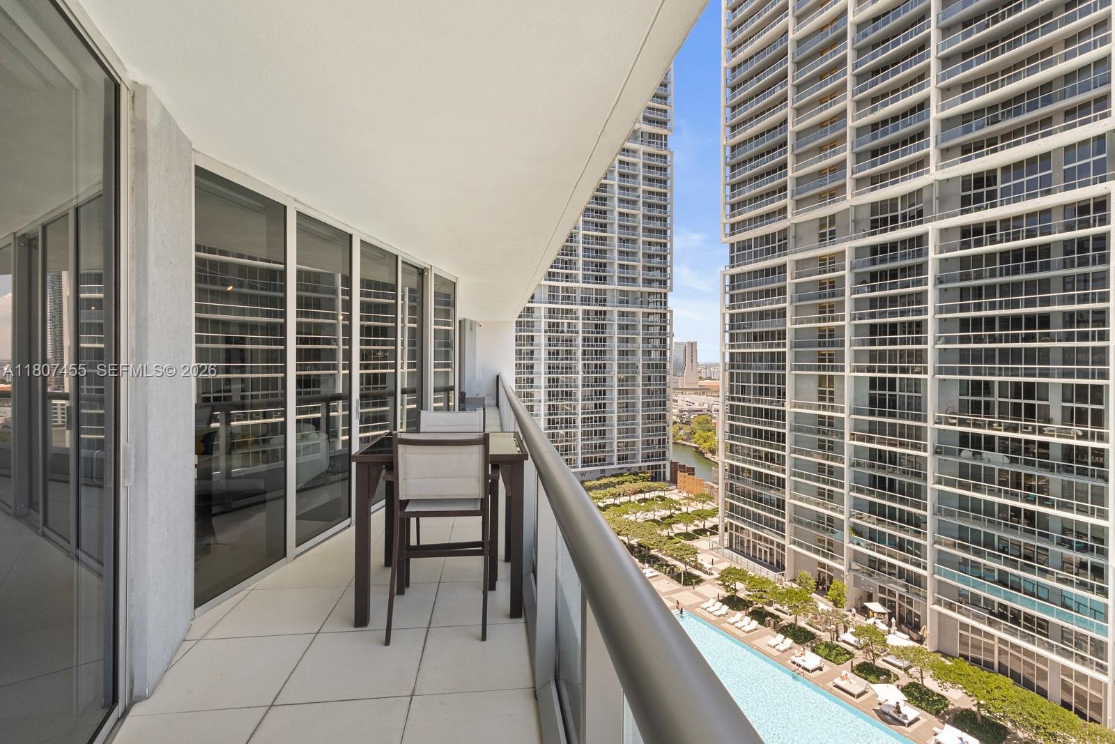 495 Brickell Avenue, Unit 2304 Miami, FL 33131 - Photo 21 of 29 a view of balcony with a rug