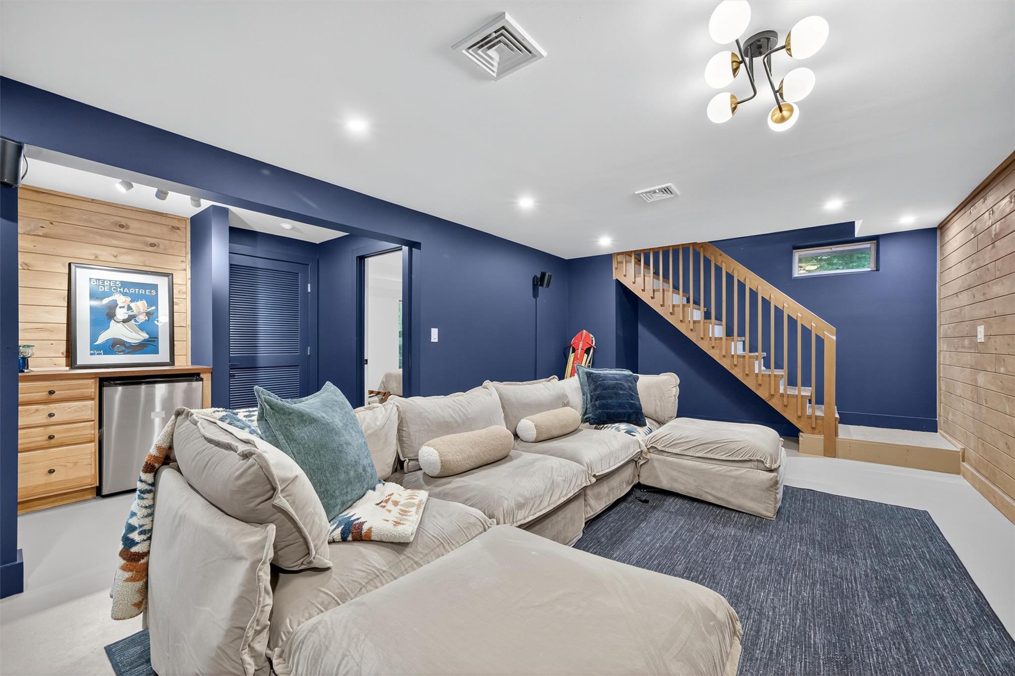 353 John Davis Road Beach Lake, PA 18405 - Photo 34 of 50 a living room with furniture and stairs