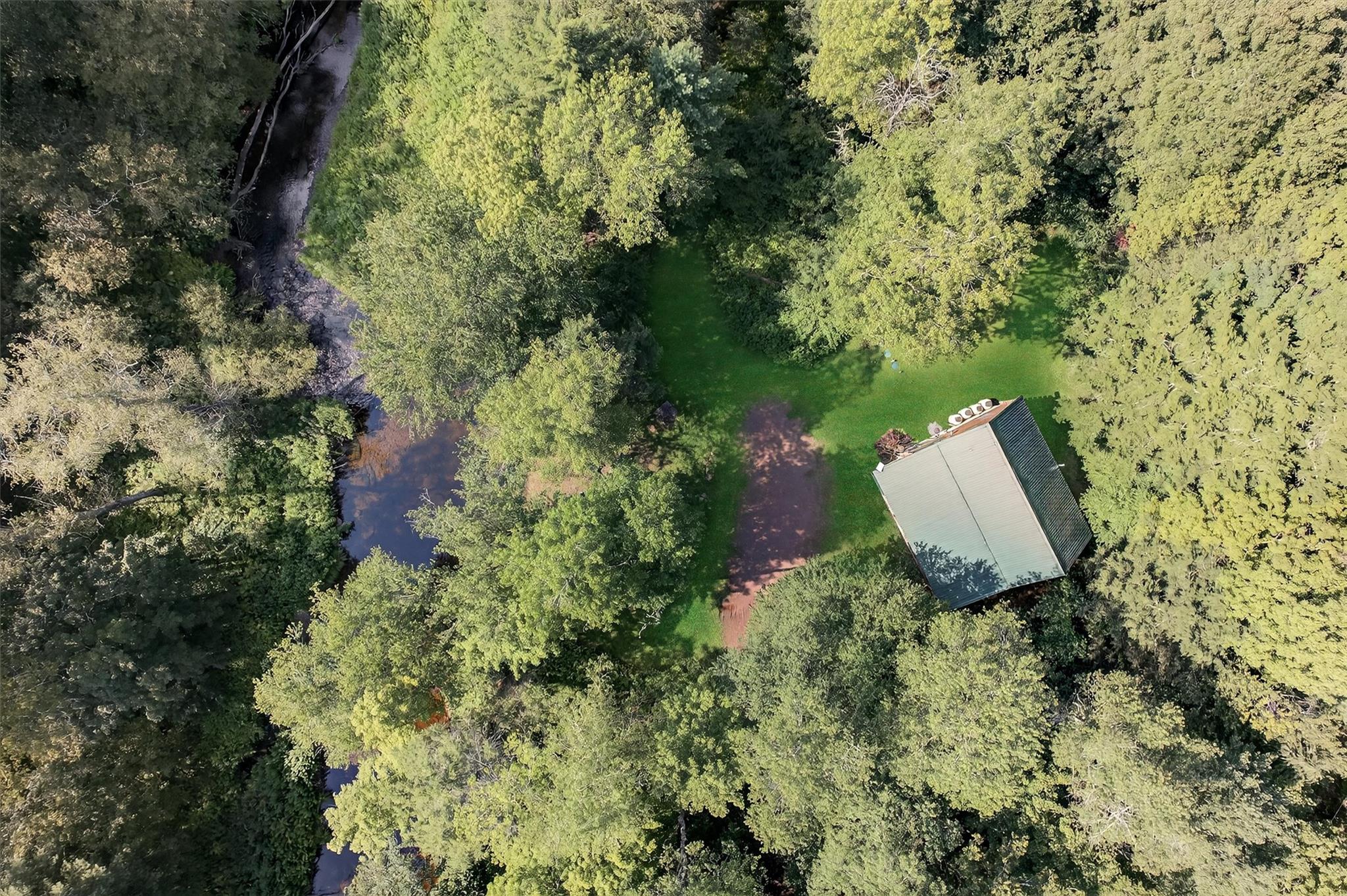 353 John Davis Road Beach Lake, PA 18405 - Photo 47 of 50 an aerial view of a house with a yard