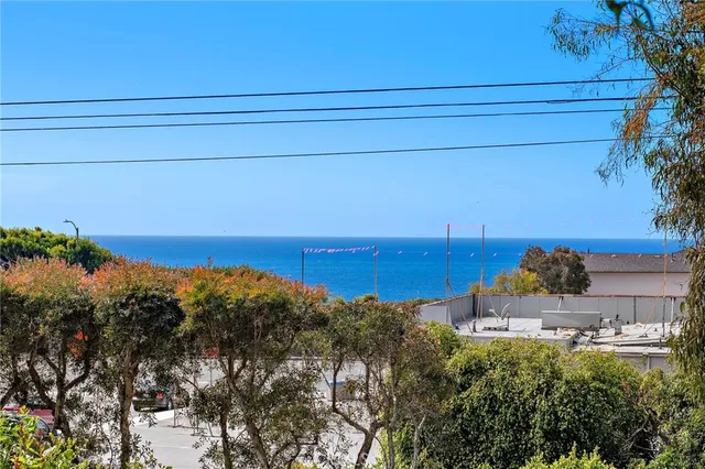 a view of a lake and mountain