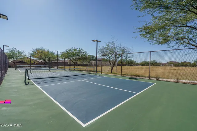 a view of a tennis court