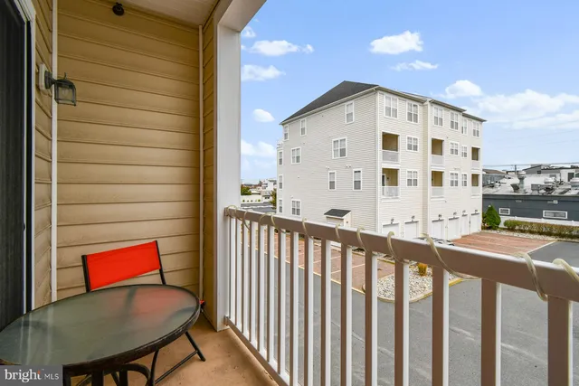 a view of building from the balcony