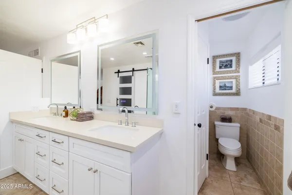 a view of a big yard with a large tree