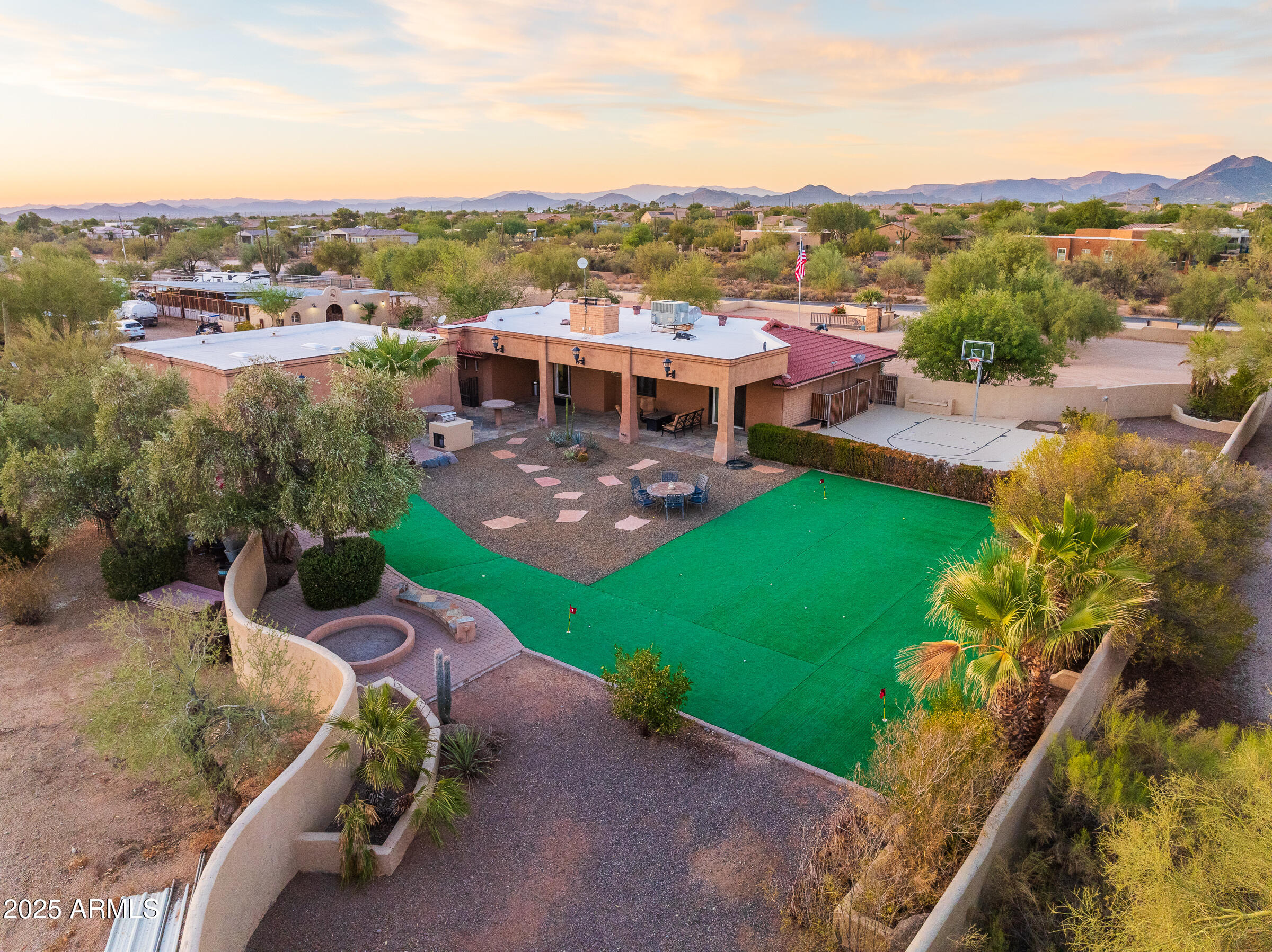 6835 East Peak View Road Scottsdale, AZ 85266 - Photo 44 of 107 a view of a city from a terrace
