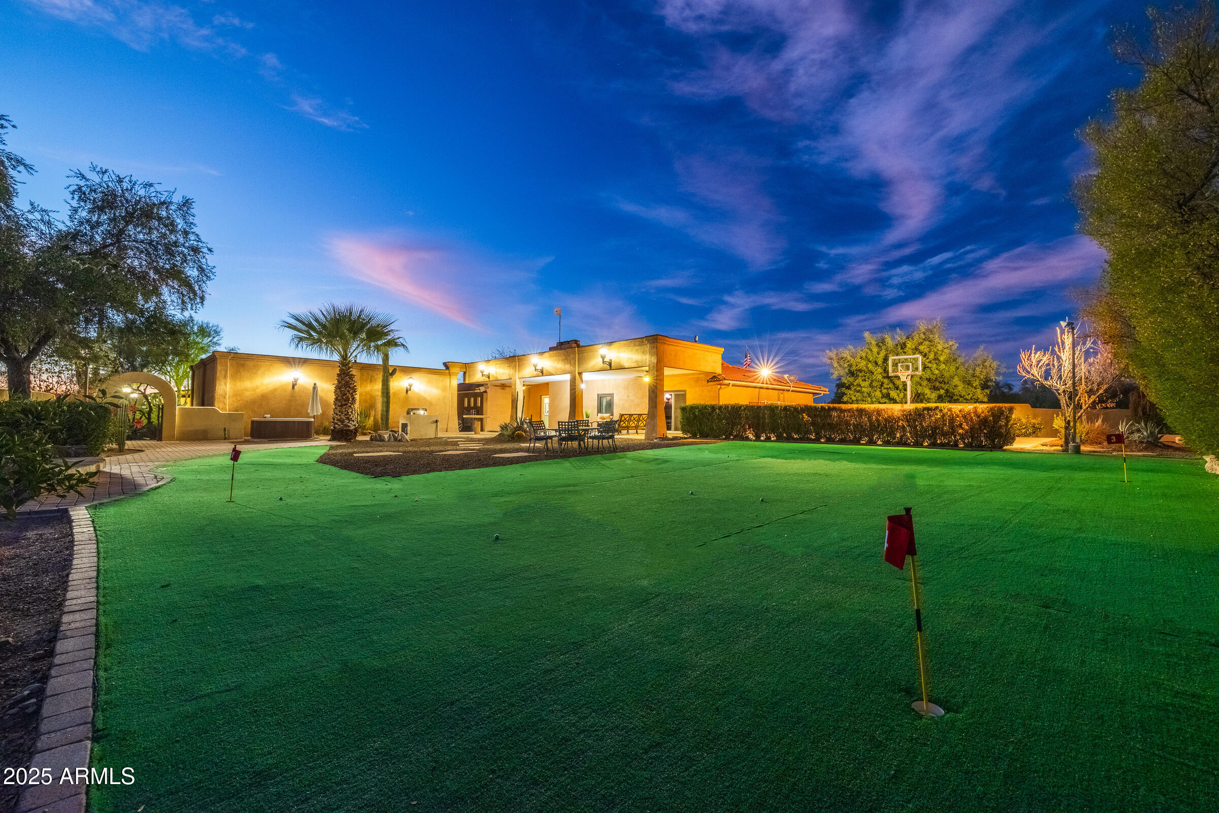 6835 East Peak View Road Scottsdale, AZ 85266 - Photo 48 of 107 a view of a big yard with a large tree