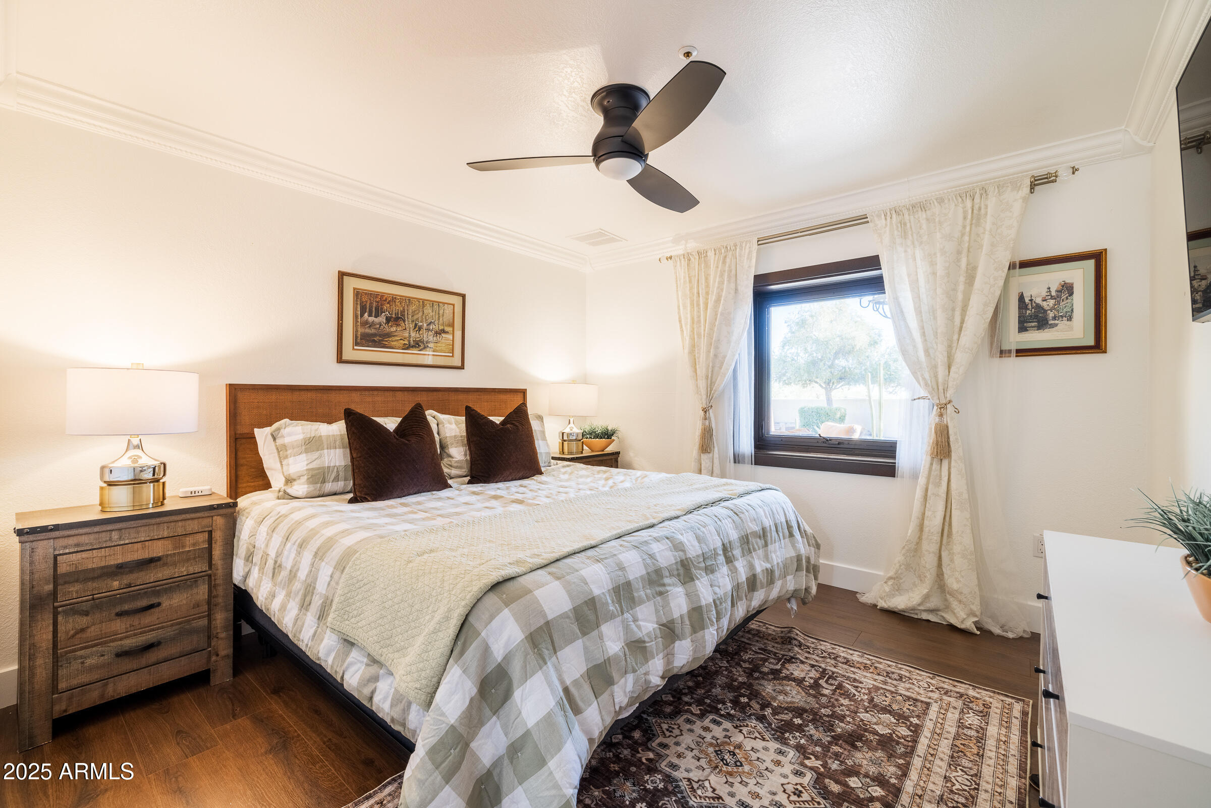 6835 East Peak View Road Scottsdale, AZ 85266 - Photo 56 of 107 a bedroom with a bed and a window