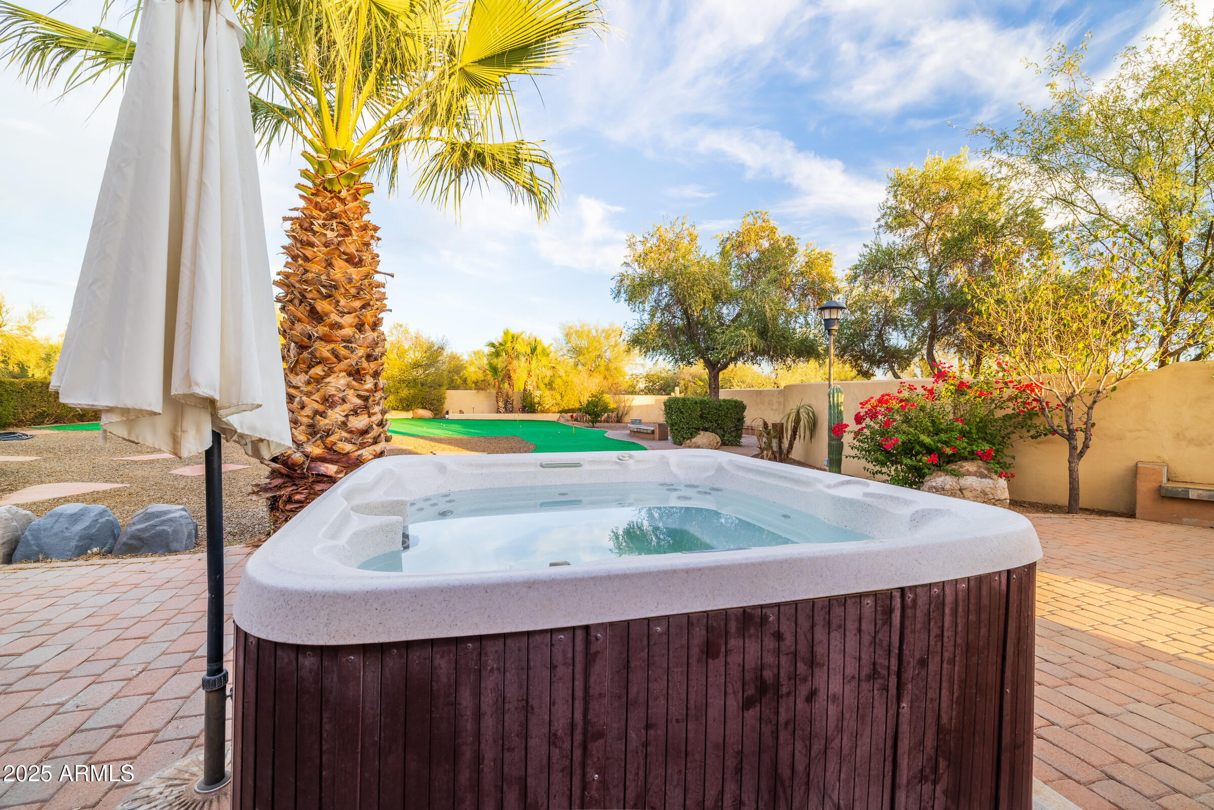 6835 East Peak View Road Scottsdale, AZ 85266 - Photo 74 of 107 a view of outdoor space with seating area