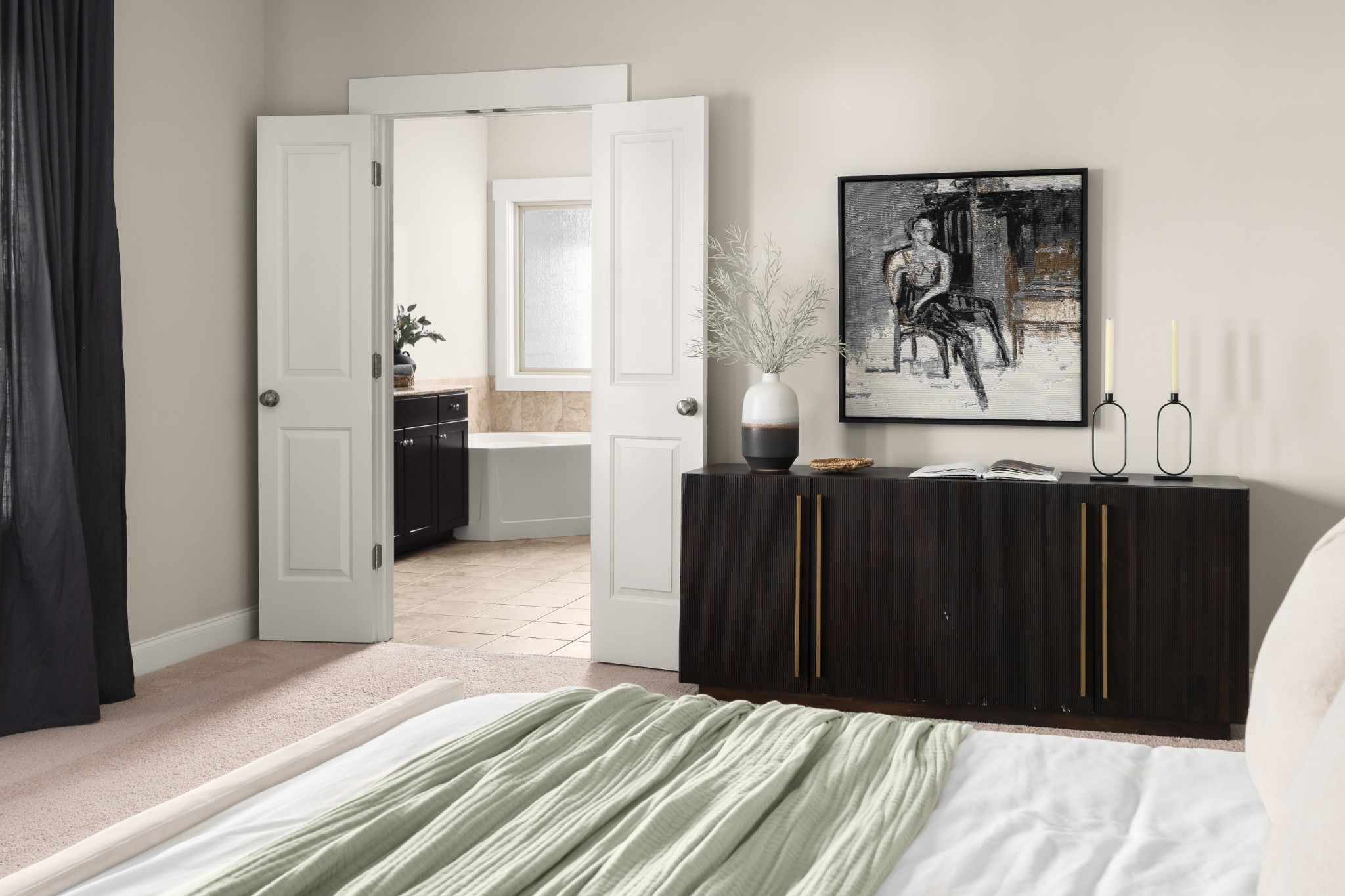 3210 Natoma Circle Thompson's Station, TN 37179 - Photo 32 of 63 a bedroom with a bed and a cabinets