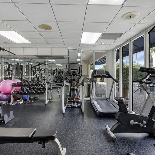 2351 Douglas Road, Unit 908 Miami, FL 33145 - Photo 36 of 37 a view of a room with gym equipment