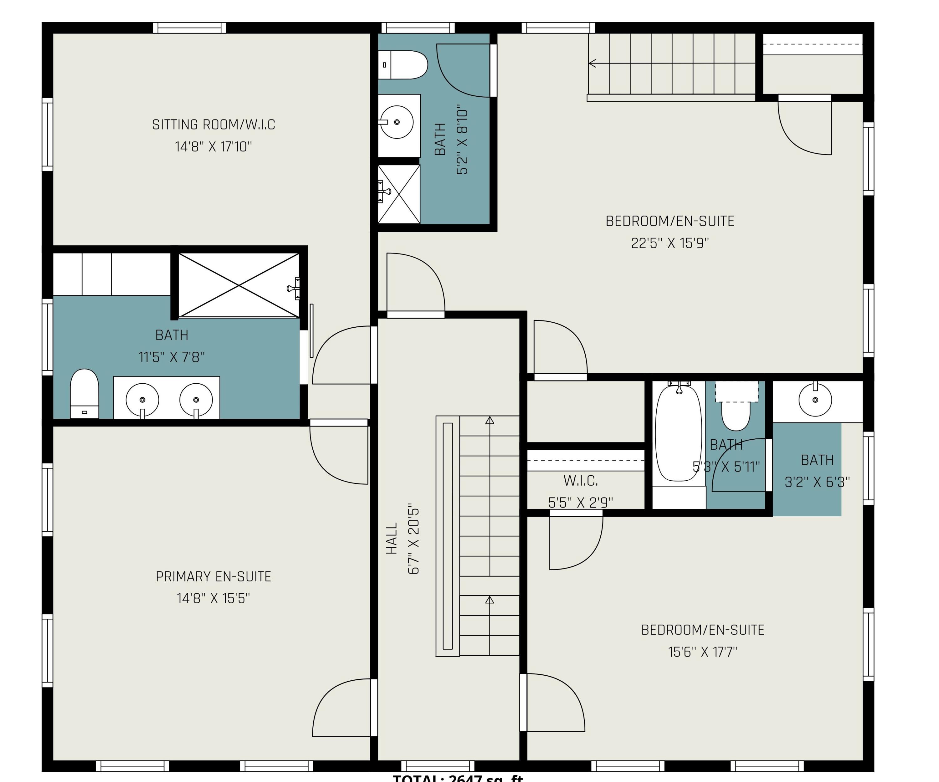 15501 Indian Prairie Road White Pigeon, MI 49099 - Photo 116 of 116 Indian prarie second floor floor plan 2