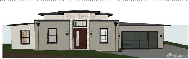 a view of a house with a door