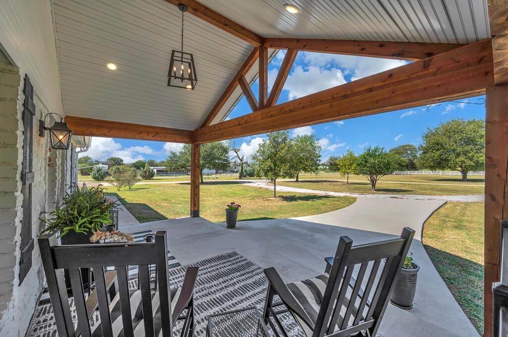 655 Buster Chatham Road Waco, TX 76705 - Photo 3 of 40 a view of swimming pool from a balcony