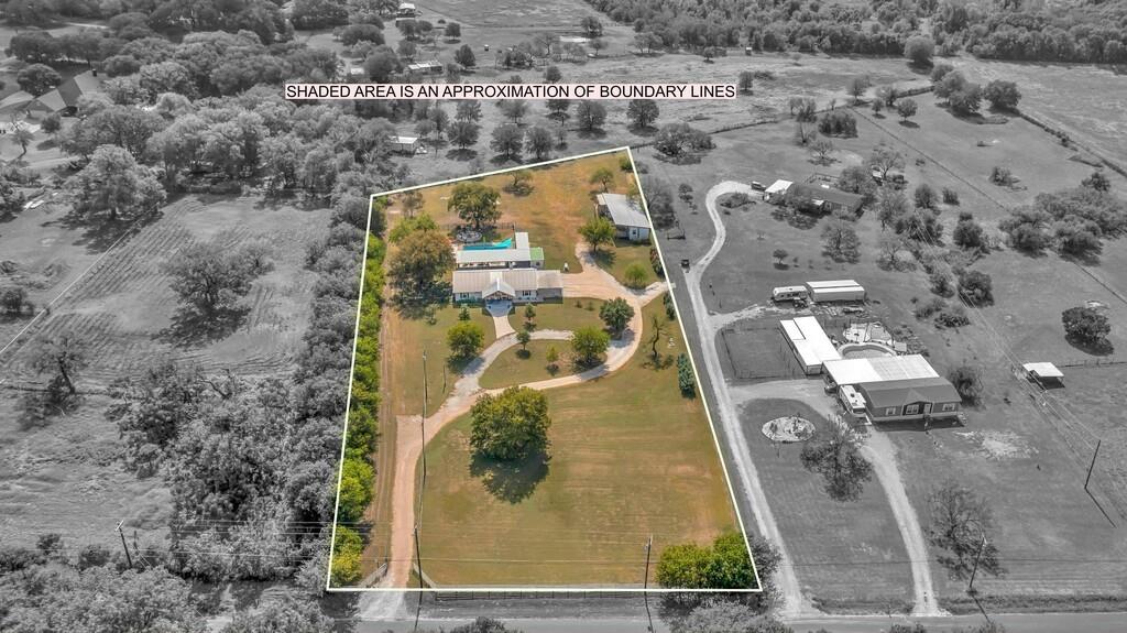 655 Buster Chatham Road Waco, TX 76705 - Photo 37 of 40 an aerial view of residential house with outdoor space