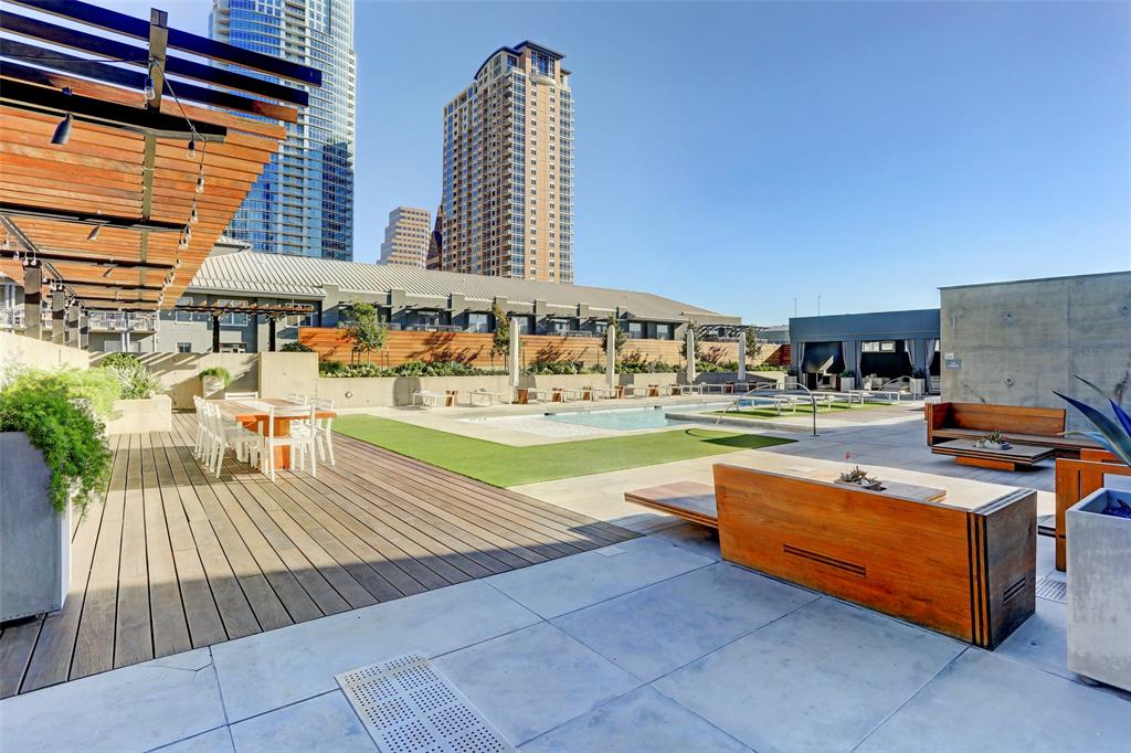 210 Lavaca Street, Unit 3401 Austin, TX 78701 - Photo 18 of 19 a view of outdoor space with seating area