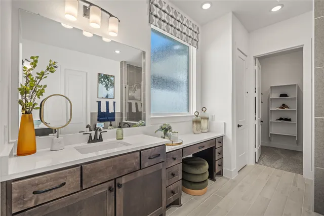 a room with furniture and a chandelier