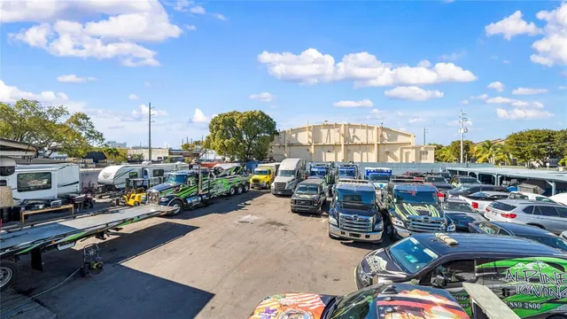 a room with gym equipment and a large window