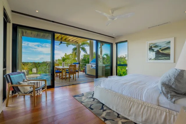 a bathroom with a double vanity sink mirror and shower