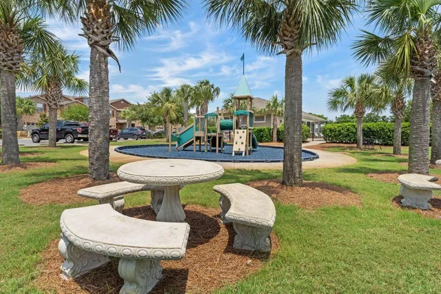 a view of outdoor space with playground