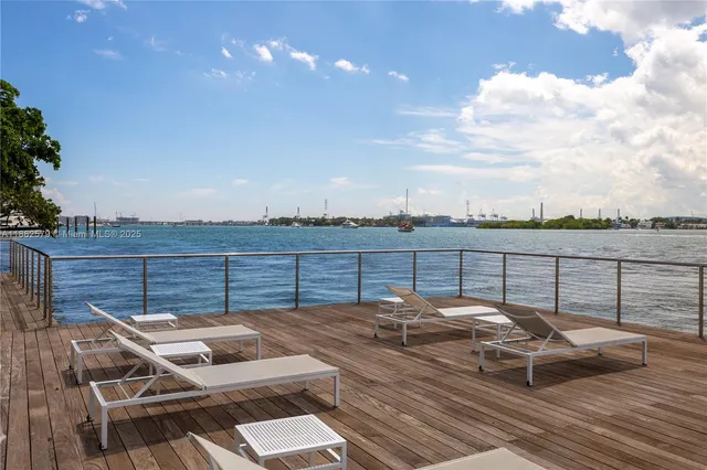 a view of a terrace with seating space