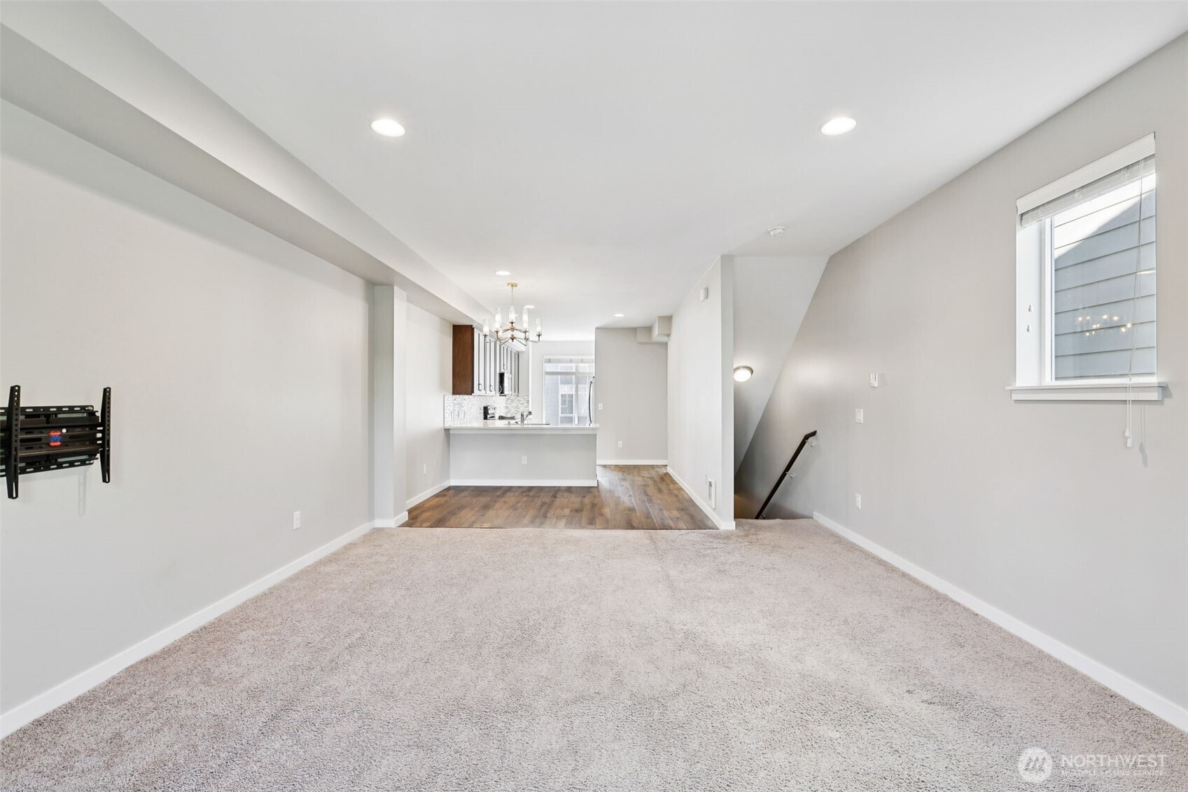 19403 7th Avenue West, Unit C1 Lynnwood, WA 98036 - Photo 12 of 40 a view of a livingroom with a staircase