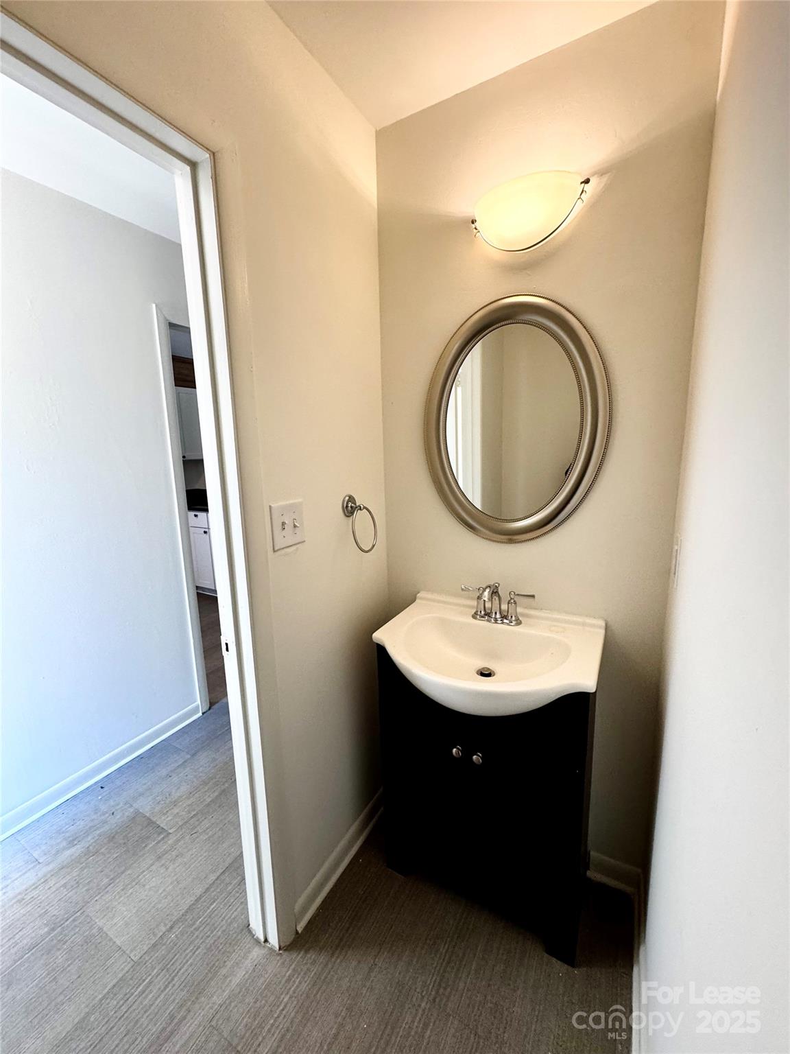 6102 Heath Ridge Court Charlotte, NC 28210 - Photo 6 of 23 a bathroom with a sink and a mirror
