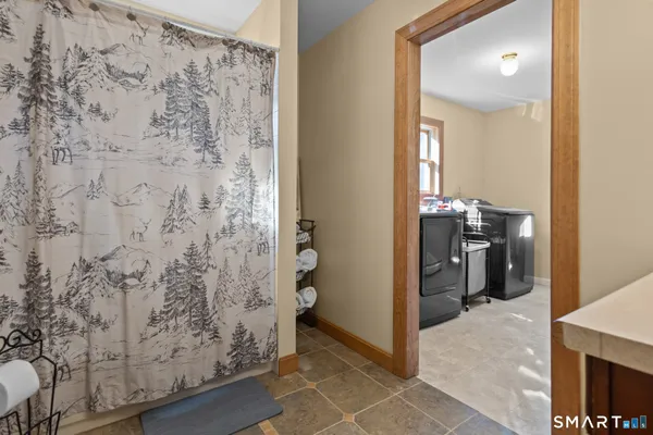 a view of a bathroom