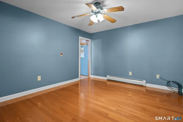 wooden floor in an empty room