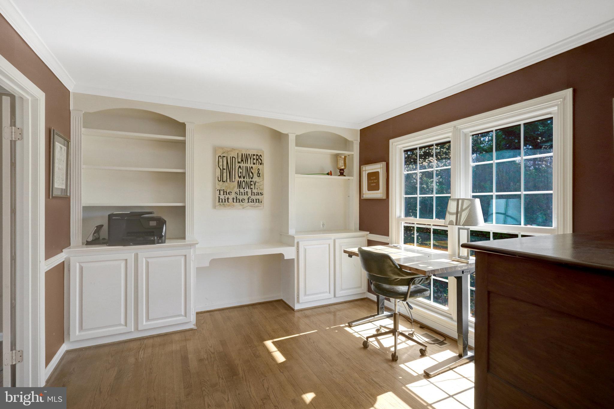 8497 Silverview Drive Lorton, VA 22079 - Photo 42 of 50 a workspace with furniture and window