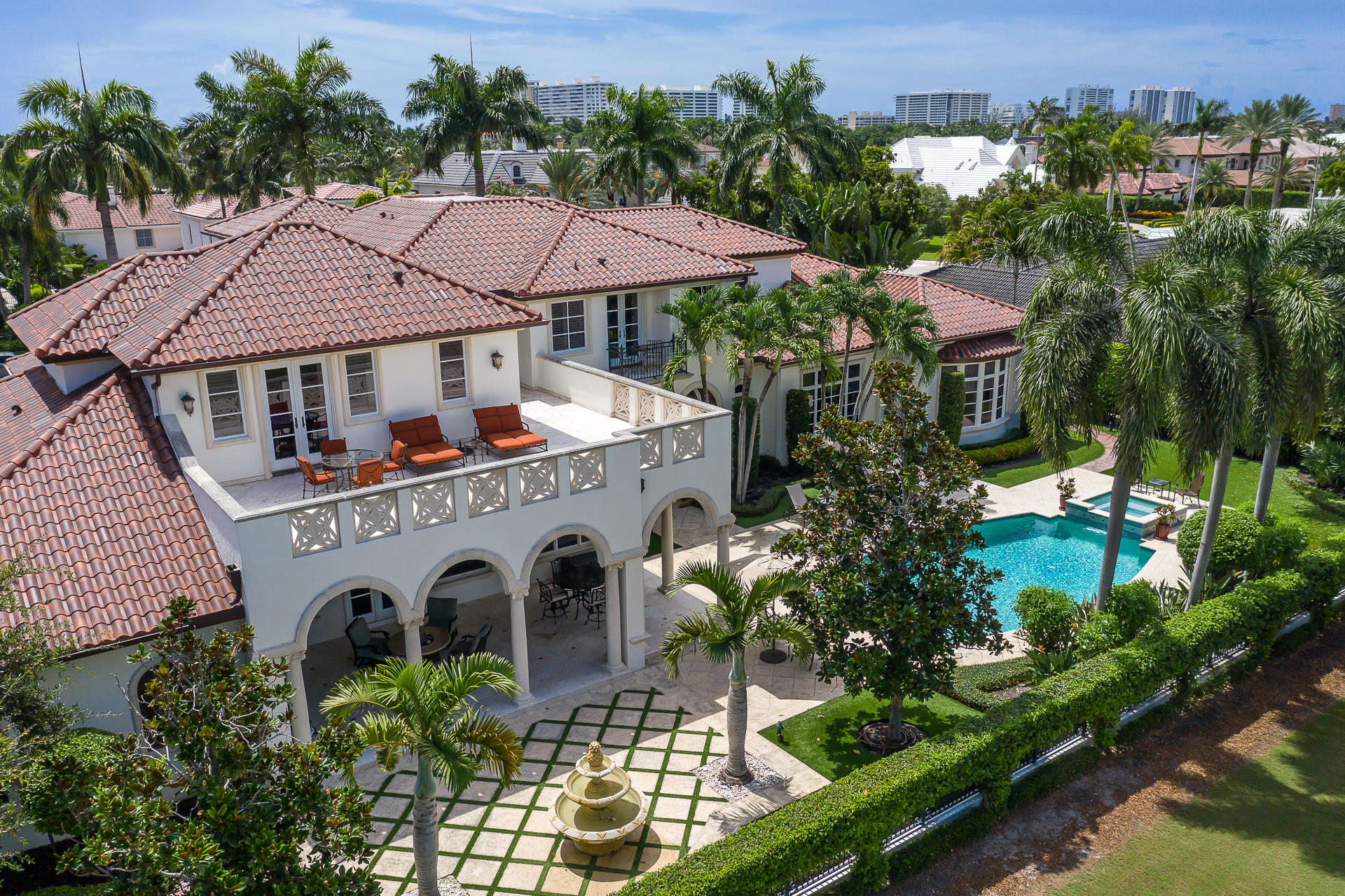 1241 Royal Palm Way Boca Raton, FL 33432 - Photo 46 of 48 Backyard Aerial