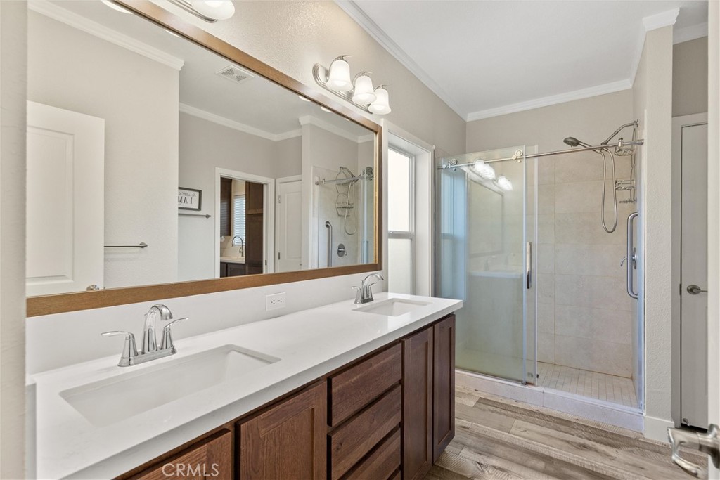 12656 Centerville Road Chico, CA 95928 - Photo 21 of 46 Dual Sinks and Large Shower in Primary Bath