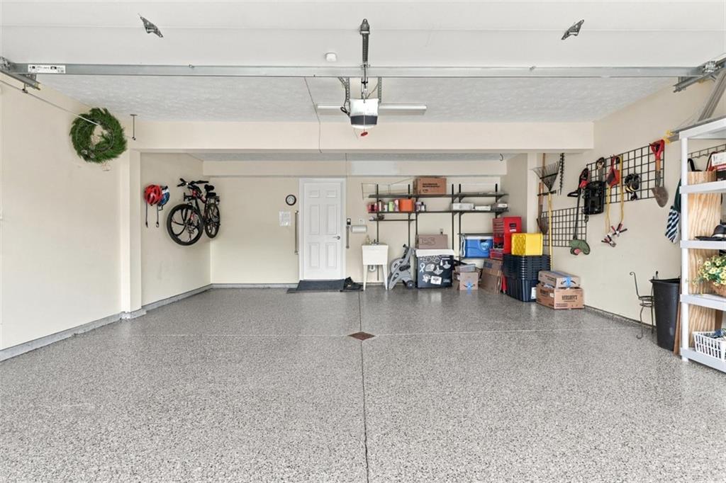 154 Rifgon Drive Canonsburg, PA 15317 - Photo 40 of 42 Extra large, 2 car garage with newly epoxied floors.