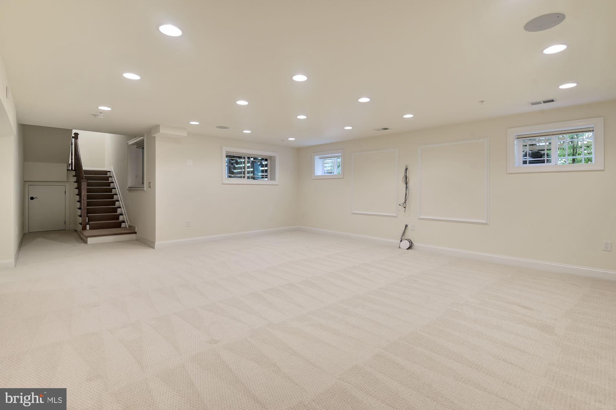 5316 Yorktown Road Bethesda, MD 20816 - Photo 30 of 43 Large Fully Finished Basement