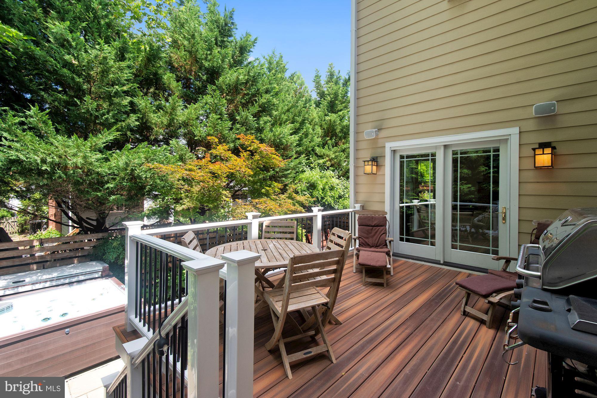 5316 Yorktown Road Bethesda, MD 20816 - Photo 37 of 43 Deck leads to Fabulous Zen Backyard