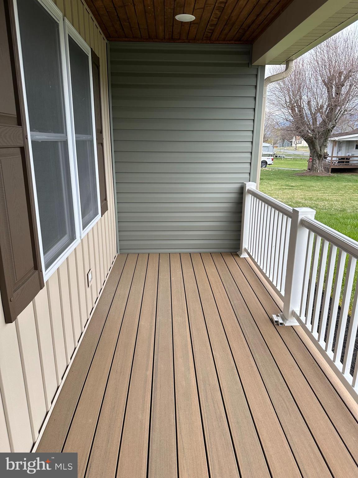 218 Honeyville Road Stanley, VA 22851 - Photo 24 of 27 a view of deck with wooden floor and fence