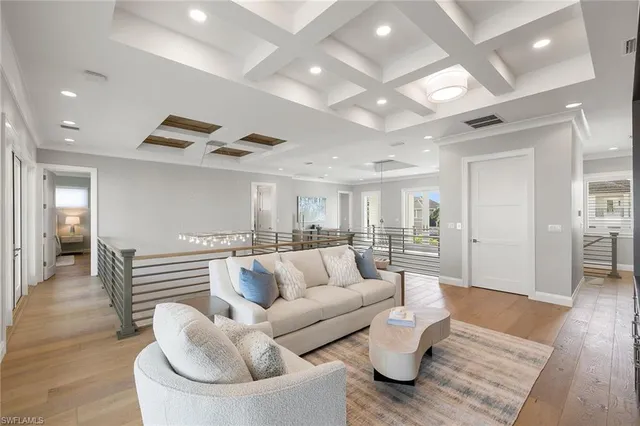 a view of a potted plants from a balcony