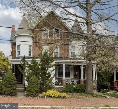 a front view of a building