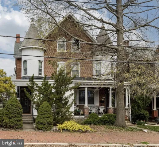 a front view of a building