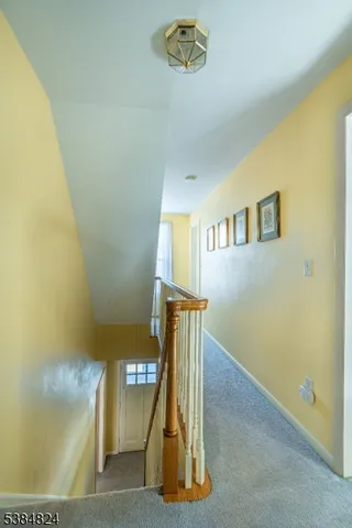 a view of a staircase