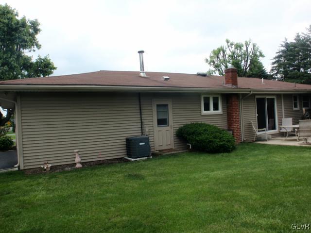 709 Brandywine Road Nazareth, PA 18064 - Photo 22 of 28 Rear view of the home with the new siding.
