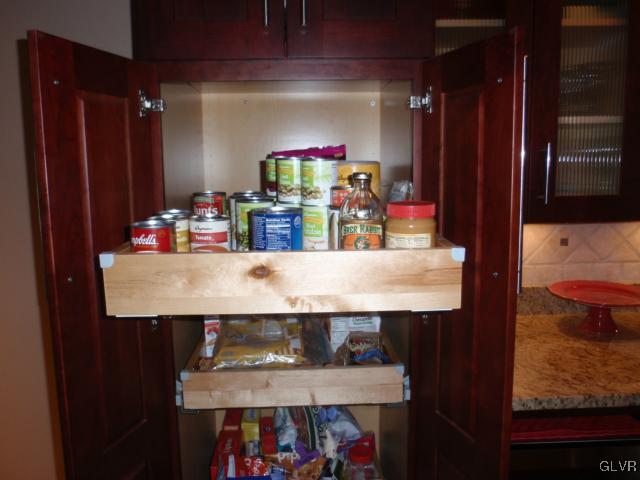 709 Brandywine Road Nazareth, PA 18064 - Photo 7 of 28 Pull out shelves in pantry cabinet