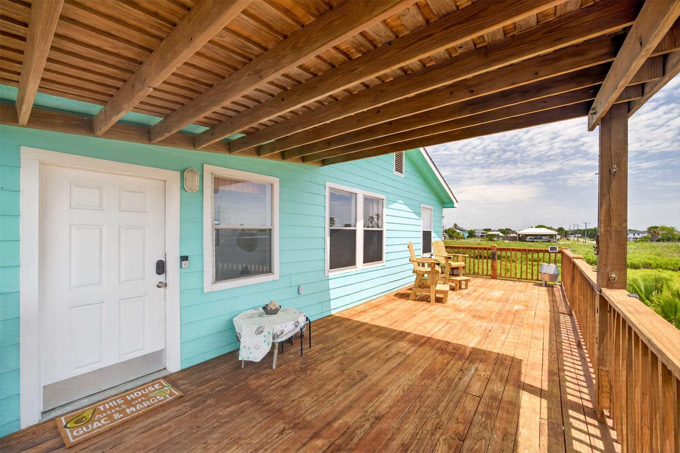1209 North Jacks Road Crystal Beach, TX 77650 - Photo 26 of 39 Shaded, spacious, and built for year-round enjoyment—whether it’s a quiet getaway or hosting guests, this outdoor space delivers.